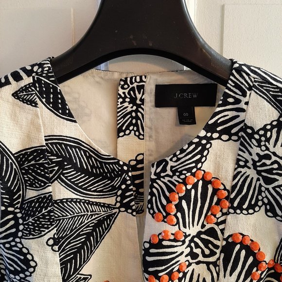 j. crew notched shell Polynesian floral vest tank - Picture 5 of 5